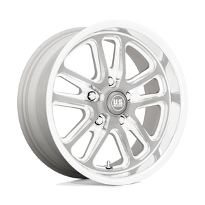 17X7 US Mag 1PC U130 BULLET TEXTURED GUNMETAL W/ MILL EDGE 5X127