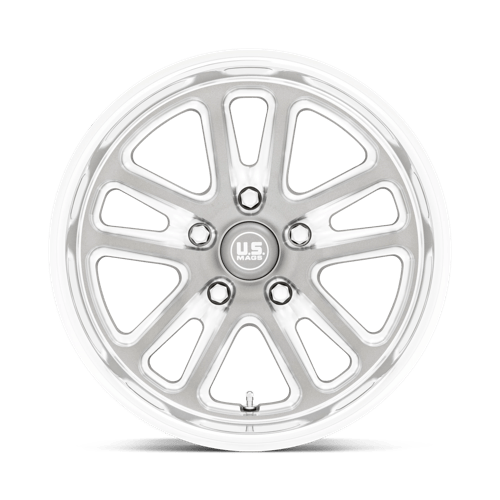 17X8 US Mag 1PC U130 BULLET TEXTURED GUNMETAL W/ MILL EDGE 5X127