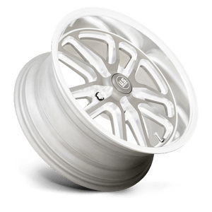 18X9.5 US Mag 1PC U130 BULLET TEXTURED GUNMETAL W/ MILL EDGE 5X114.3
