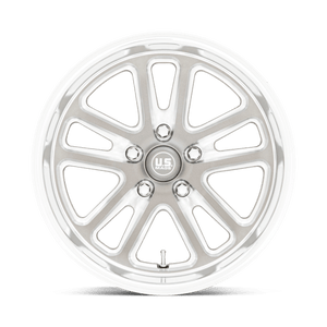 18X9.5 US Mag 1PC U130 BULLET TEXTURED GUNMETAL W/ MILL EDGE 5X120.65