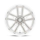 18X9.5 US Mag 1PC U130 BULLET TEXTURED GUNMETAL W/ MILL EDGE 5X114.3