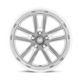 24X10 US Mag 1PC U130 BULLET TEXTURED GUNMETAL W/ MILL EDGE 5X127