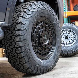 18X9.5 Black Rhino Hard Alloys ARSENAL RIMS - TEXTURED MATTE BLACK 8X170