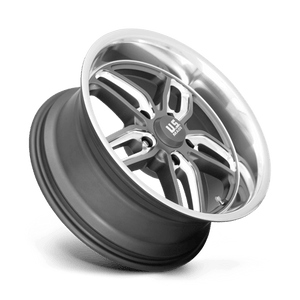 22X10.5 US Mag 1PC U129 CTEN MATTE GUN METAL MILLED 5X127