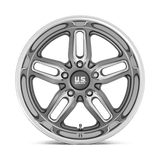18X8 US Mag 1PC U129 CTEN MATTE GUN METAL MILLED 5X120.65