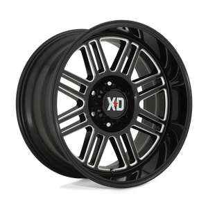 20X10 XD XD850 CAGE GLOSS BLACK MILLED 5X127