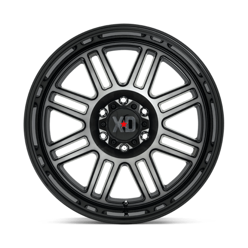 20X9 XD XD850 CAGE GLOSS BLACK W/ GRAY TINT 8X165.1