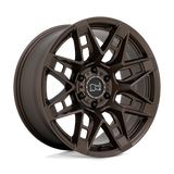 20X9.5 Black Rhino Hard Alloys CAPROCK MATTE BRONZE 6X139.7
