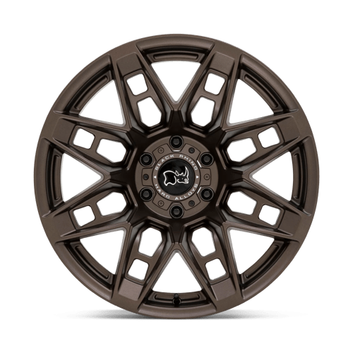 20X9.5 Black Rhino Hard Alloys CAPROCK MATTE BRONZE 6X139.7