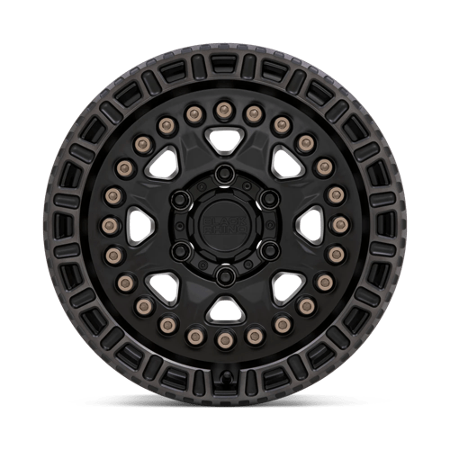 20X9 Black Rhino Hard Alloys CARBINE MATTE BLACK W/ MACH TINT RING 6X139.7