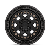 20X9 Black Rhino Hard Alloys CARBINE MATTE BLACK W/ MACH TINT RING 6X139.7