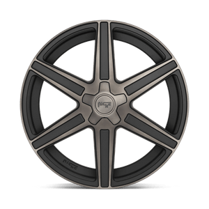 24X10 Niche 1PC M236 CARINA MATTE MACH DOUBLE DARK TINT 5X139.7