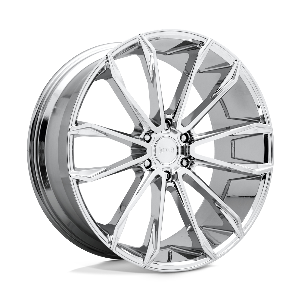 24X10 DUB 1PC S251 CLOUT CHROME PLATED 6X135