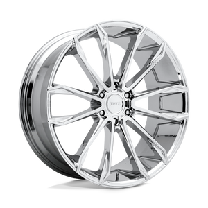 24X10 DUB 1PC S251 CLOUT CHROME PLATED 6X139.7