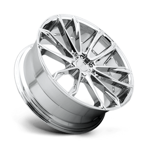 24X10 DUB 1PC S251 CLOUT CHROME PLATED 6X135
