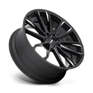 24X10 DUB 1PC S252 CLOUT GLOSS BLACK MILLED 6X135