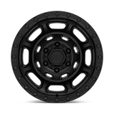 17" Black Rhino Hard Alloys CONVOY MATTE BLACK 6X139.7