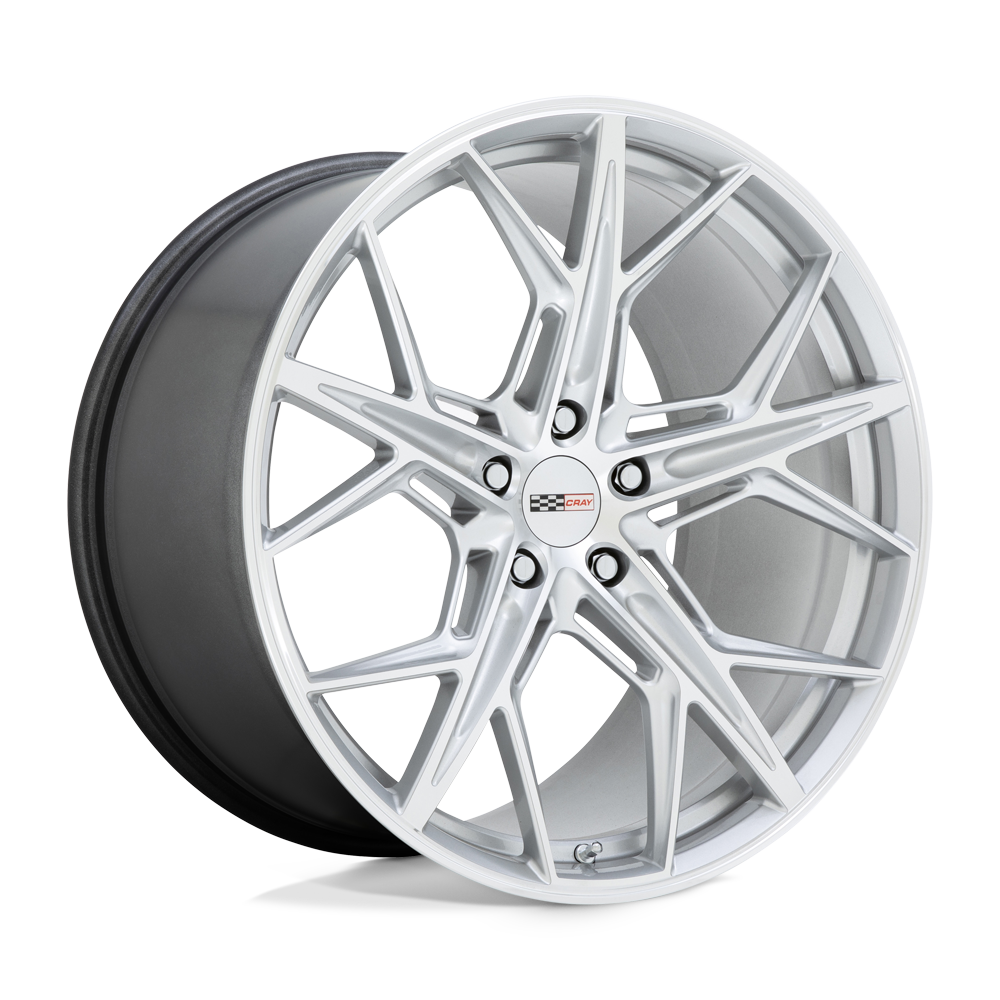 21" Cray HAMMERHEAD GLOSS SILVER W MIRROR CUT FACE 5X120