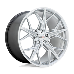 21" Cray HAMMERHEAD GLOSS SILVER W MIRROR CUT FACE 5X120