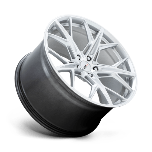 19" Cray HAMMERHEAD GLOSS SILVER W MIRROR CUT FACE 5X120