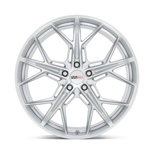 19" Cray HAMMERHEAD GLOSS SILVER W MIRROR CUT FACE 5X120