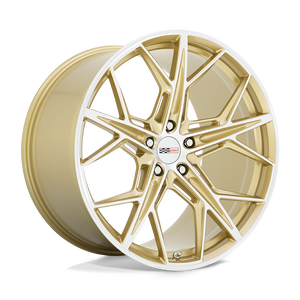 21X9 Cray HAMMERHEAD GLOSS GOLD W/ MIRROR CUT FACE 5X120