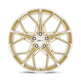 22X12 Cray HAMMERHEAD GLOSS GOLD W/ MIRROR CUT FACE 5X120