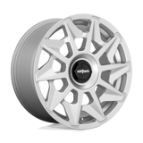 19X8.5 Rotiform R124 CVT GLOSS SILVER 5X100/5X112