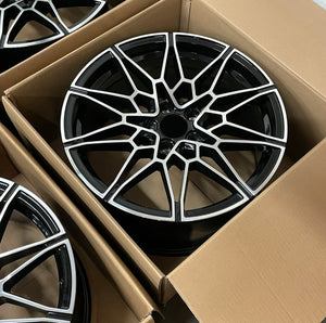 19” Rims - Made to Fit BMW 740i, 740i xDrive, 745e, 745e xDrive, 750i, 750i xDrive, 760i, M760i | OE Style | 2020 2021 2022 2023 2024 2025 2026 | 19x8.5/9.5 Wheels Brand New - Model 48