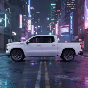 17X8.5 KMC KM732 ARCHER RIMS - GLOSS ANTHRACITE 6X139.7