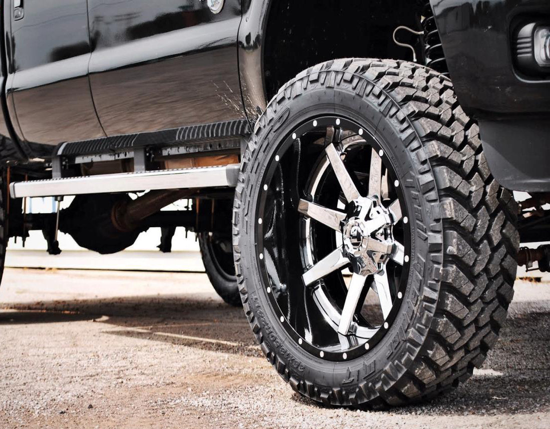 24X12 Fuel 1PC D260 MAVERICK RIMS - CHROME PLATED 8X180