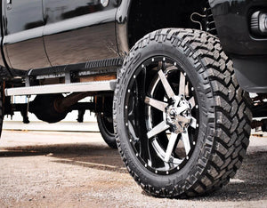 24X12 Fuel 1PC D260 MAVERICK RIMS - CHROME PLATED 8X180