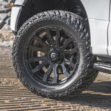 18X9 Fuel 1PC D675 BLITZ RIMS - GLOSS BLACK 8X180