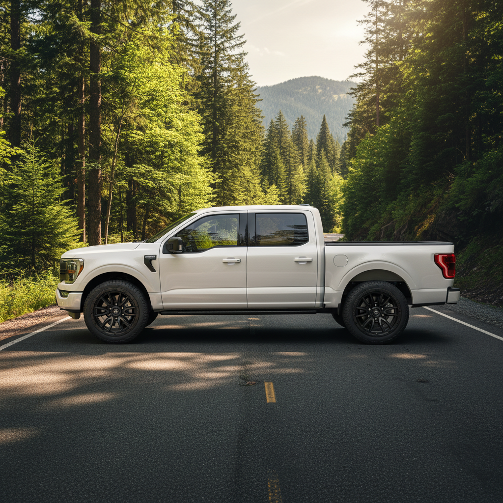 22X9 Fuel 1PC D679 REBEL RIMS -  MATTE BLACK 6X135