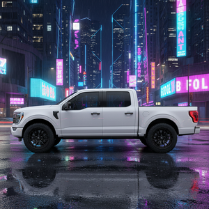 20X10 Fuel 1PC D679 REBEL RIMS -  MATTE BLACK 6X135