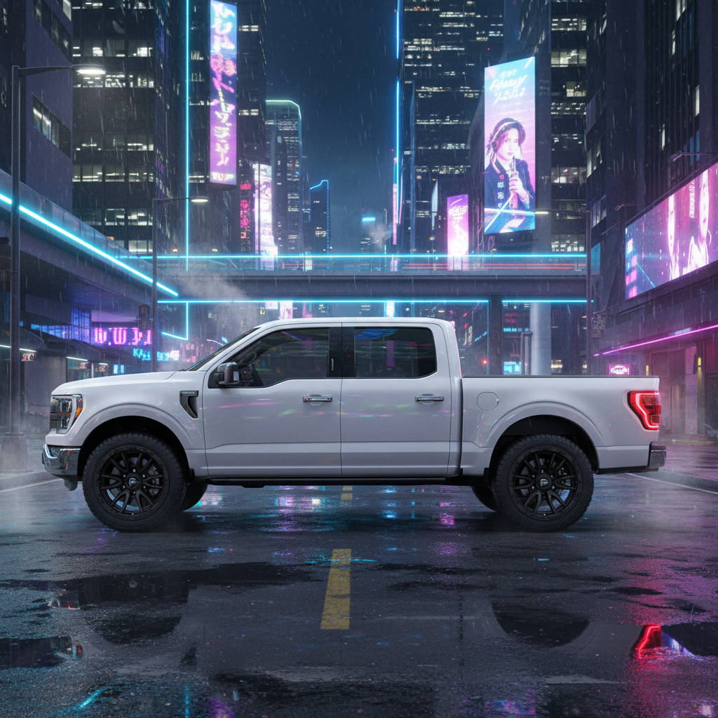 17X9 Fuel 1PC D679 REBEL RIMS - MATTE BLACK 6X135