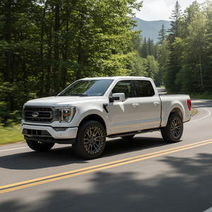 22X10 Fuel 1PC D680 REBEL RIMS - MATTE GUNMETAL BLACK BEAD RING 6X135
