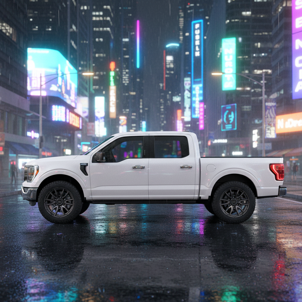 22X9 Fuel 1PC D680 REBEL RIMS - MATTE GUNMETAL BLACK BEAD RING 6X135