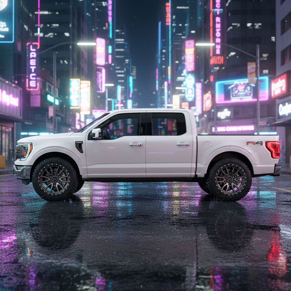 17X9 Fuel 1PC D680 REBEL RIMS - MATTE GUNMETAL BLACK BEAD RING 6X135