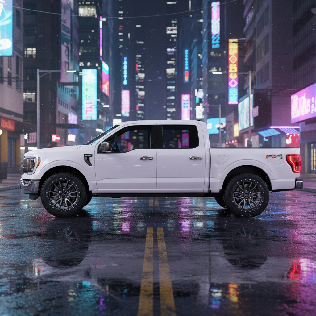 17X9 Fuel 1PC D680 REBEL RIMS - MATTE GUNMETAL BLACK BEAD RING 6X135