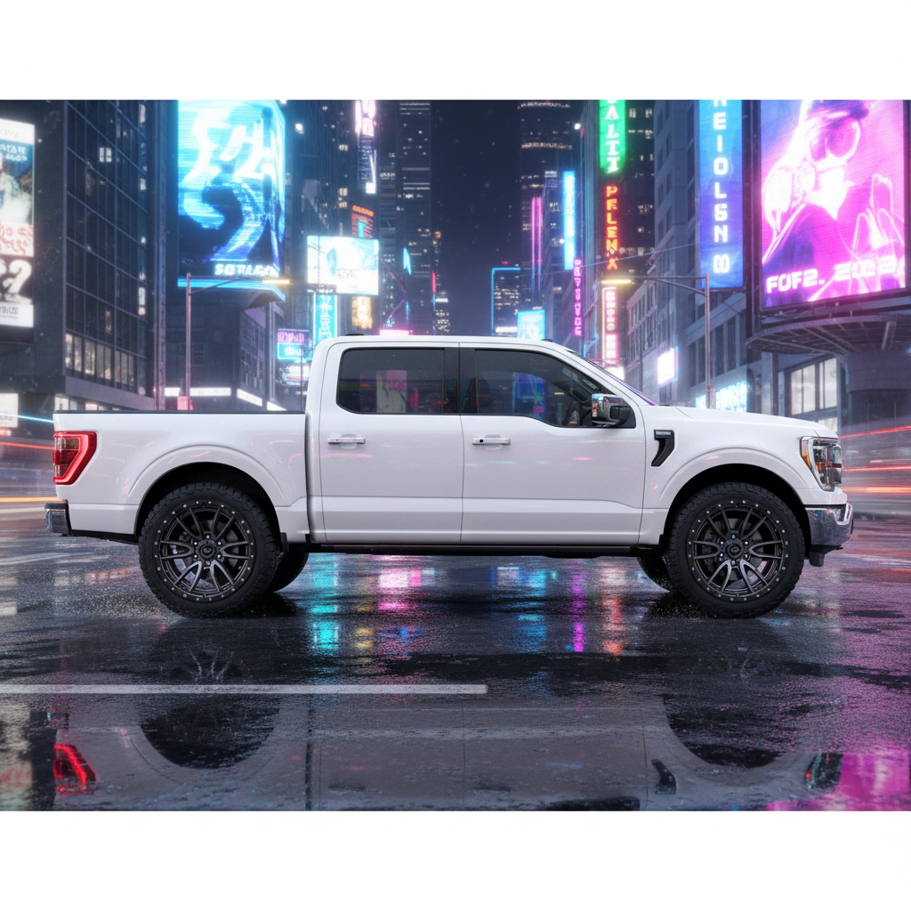 20X10 Fuel 1PC D680 REBEL RIMS - MATTE GUNMETAL BLACK BEAD RING 6X135