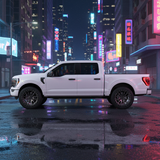 18X9 Fuel 1PC D680 REBEL RIMS -  MATTE GUNMETAL BLACK BEAD RING 6X135