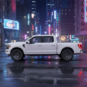 18X9 Fuel 1PC D680 REBEL RIMS - MATTE GUNMETAL BLACK BEAD RING 6X135