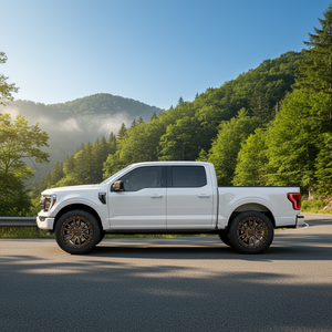18X9 Fuel 1PC D681 REBEL RIMS -  MATTE BRONZE BLACK BEAD RING 6X135