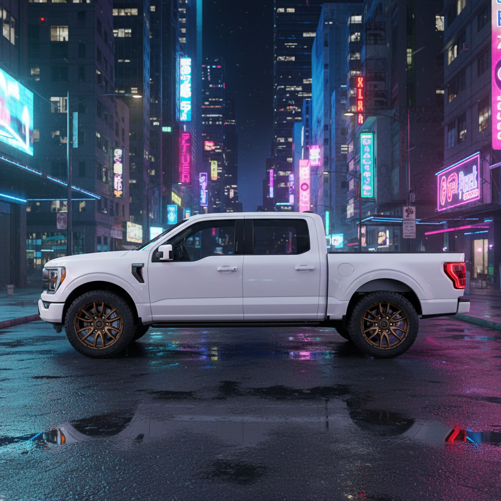 17X9 Fuel 1PC D681 REBEL RIMS - MATTE BRONZE BLACK BEAD RING 6X135