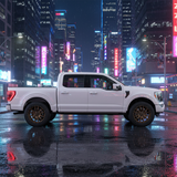 20X10 Fuel 1PC D681 REBEL RIMS - MATTE BRONZE BLACK BEAD RING 6X135