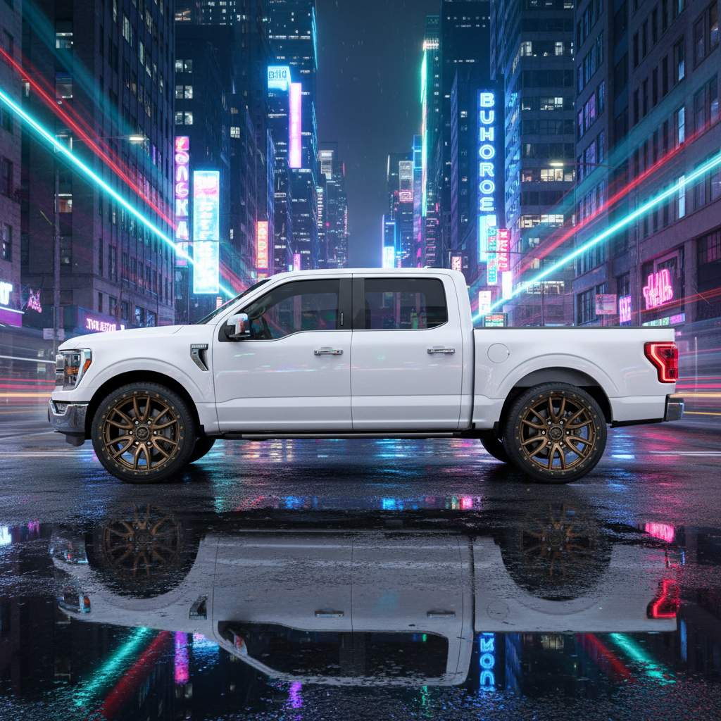 22X10 Fuel 1PC D681 REBEL RIMS - MATTE BRONZE BLACK BEAD RING 6X135