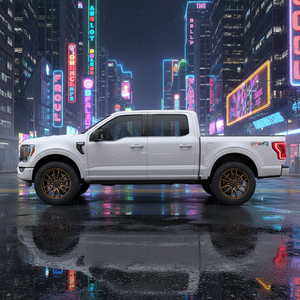 18X9 Fuel 1PC D681 REBEL RIMS - MATTE BRONZE BLACK BEAD RING 6X135