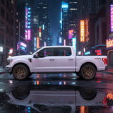 22X12 Fuel 1PC D681 REBEL RIMS - MATTE BRONZE BLACK BEAD RING 6X135