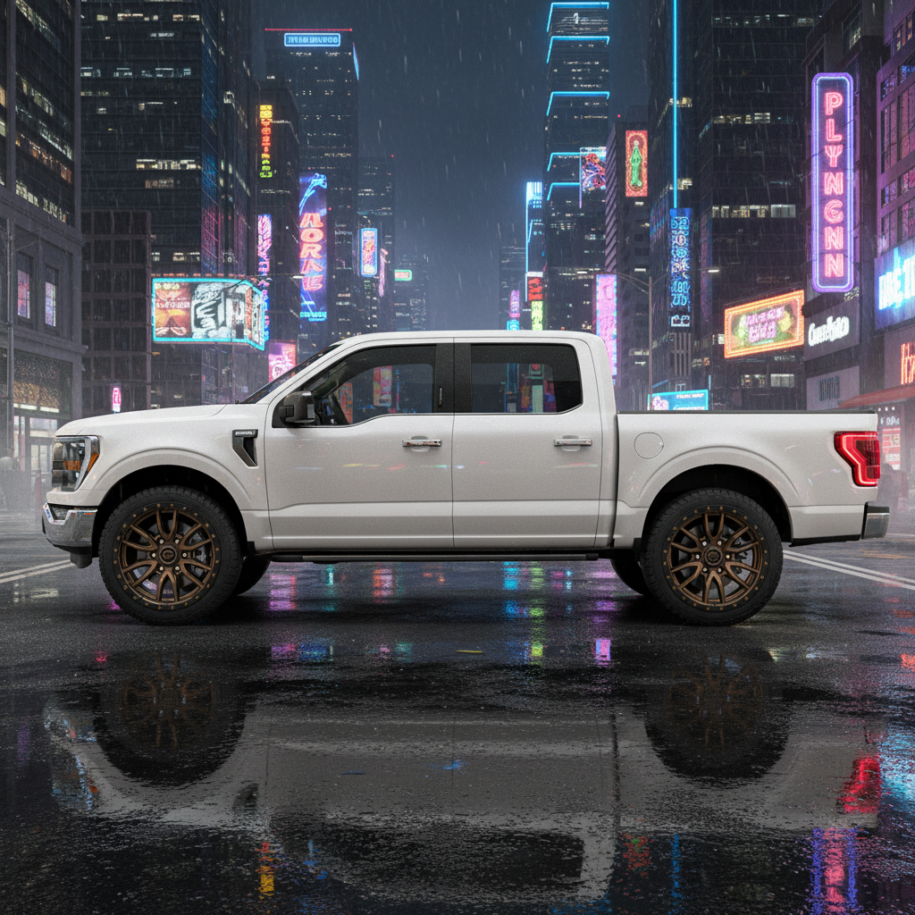 18X9 Fuel 1PC D681 REBEL RIMS - MATTE BRONZE BLACK BEAD RING 6X135